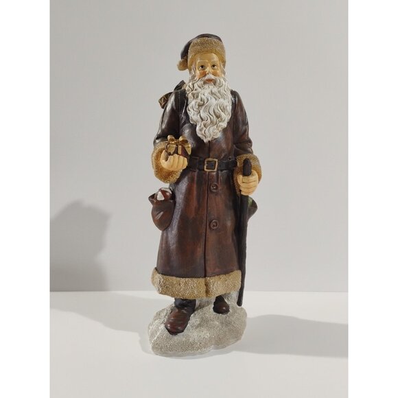 Tree Top Nursery Figurine Santa With Cane &  Package - Picture 6 of 16